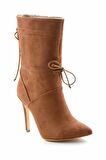 Bambi Taba Süet  Kadın Bot & Bootie K02990102202