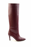 Bordo  Kadın Çizme K03240165009