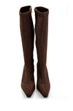 Kahve  Kadın Çizme K03565090517