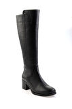 Siyah Leather Kadın Çizme K03586414003