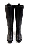 Siyah Hakiki Deri Kadın Çizme K03724626303