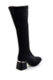 Siyah Streç  Kadın Çizme K03792303217