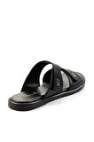 Siyah Leather Kadın Terlik K04073102003