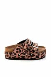 Leopar Kumaş  Kadın Terlik K04192172004