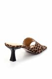Leopar Kumaş  Kadın Terlik K04233005504
