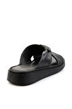 Siyah Leather Kadın Terlik K04331045103