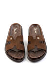 Kahve Leather Kadın Terlik K04666013801