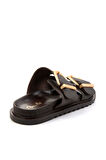 Kahve Leather Kadın Terlik K04666013903
