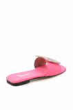 Bambi Mat Fusya Saten  Kadın Terlik K04666012238