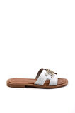 Beyaz Leather Kadın Terlik K04826053503