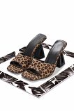 Leopar Kumaş  Kadın Terlik K04997501504