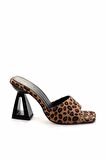 Leopar Kumaş  Kadın Terlik K04997501504