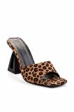 Leopar Kumaş  Kadın Terlik K04997501504