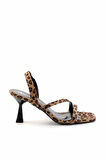 Leopar Kumaş  Kadın Klasik Topuklu Ayakkabı K05397085304