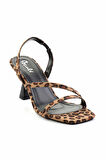 Leopar Kumaş  Kadın Klasik Topuklu Ayakkabı K05397085304