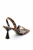 Leopar Kumaş  Kadın Klasik Topuklu Ayakkabı K05397085304