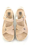 Bej  Kadın Sandalet K05446240109