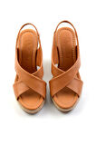 Taba Leather Kadın Sandalet K05628120903