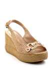 Bej  Kadın Sandalet K05688015228