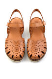 Taba Leather Kadın Sandalet K05907120403