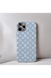 İphone 11 Uyumlu İçi Kadife LV Desenli Tasarım Telefon Kılıfı