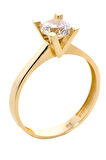 Cigold Tektaş Yüzük 14 Ayar Altın 1,59 Gr OA-K21201028835