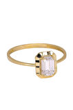 Cigold Tektaş Yüzük 14 Ayar Altın 1,04 Gr OA-K21401028869