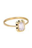 Cigold Tektaş Yüzük 14 Ayar Altın 1,04 Gr OA-K21401028869
