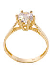 Cigold Tektaş Yüzük 14 Ayar Altın 1,98 Gr OA-K21501028837