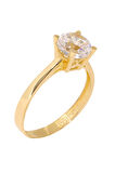 Cigold Tektaş Yüzük 14 Ayar Altın 1,84 Gr OA-K21501028864