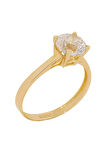 Cigold Tektaş Yüzük 14 Ayar Altın 1,84 Gr OA-K21501028864