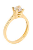 Cigold Tektaş Yüzük 14 Ayar Altın 2,63 Gr OA-K21501028867