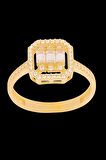 Cigold Taşlı Yüzük 14 Ayar Altın 2.18 Gr OA-K21501029085