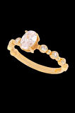 Cigold Tektaş Yüzük 14 Ayar Altın 1.84 Gr OA-K21501029100