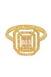 Cigold Taşlı Yüzük Baget 14 Ayar Altın 2,05 Gr OA-K21601028411