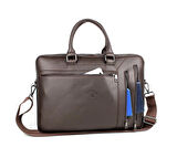 Erkek Kahverengi 15 & 16 inç Evrak Ve Laptop Çantası