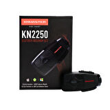 KNMaster KN2200 Bluetooth İnterkom Siyah