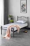 METAL KARYOLA, K25 SİYAH 90X190 METAL KARYOLA
