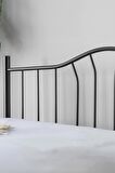 METAL KARYOLA, K25 SİYAH 90X190 METAL KARYOLA