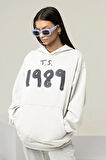 Taylor Swift Baskılı Unisex Oversize T.S. 1989 Şarkıcı Hoodie