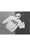 Taylor Swift Baskılı Unisex Oversize T.S. 1989 Şarkıcı Hoodie