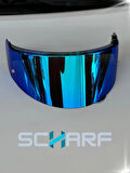 SCHARF AGV K3 MONO (YENİ 2.NESİL) UYUMLU İCEBLUE VİZÖR