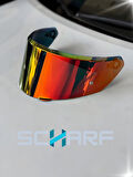 SCHARF AGV K3 MONO (YENİ 2.NESİL) UYUMLU REDGOLD VİZÖR