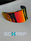 SCHARF AGV K3 MONO (YENİ 2.NESİL) UYUMLU REDGOLD VİZÖR