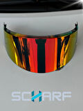 SCHARF AGV K3 MONO (YENİ 2.NESİL) UYUMLU REDGOLD VİZÖR