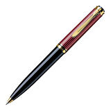 Pelikan Souveran K600 Tükenmez Kalem Bordo-Siyah