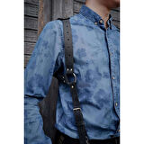 MARSİLYAN- Erkek Deri Seksi Harness - APFTM134