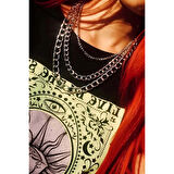 MARSİLYAN- Arkadan Bağlamalı Şık Zincirli Choker Boyun Aksesuar - APFT674