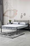 METAL KARYOLA, K70 SİYAH 160X200 METAL KARYOLA