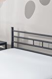 METAL KARYOLA, K70 SİYAH 160X200 METAL KARYOLA